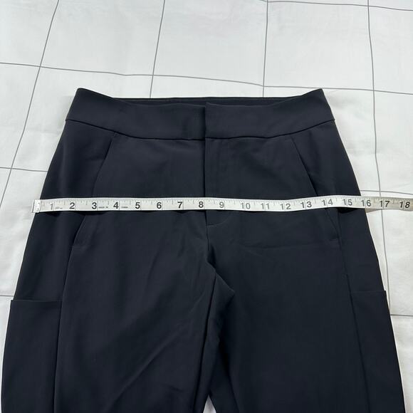 Athleta Pants Women 4 Black Stellar Trouser Modern Casual Active Sleek Commute - Picture 9 of 13